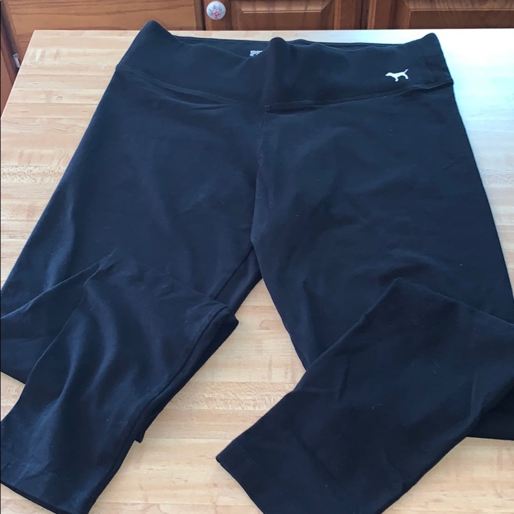 VS PINK Black Yoga Leggings